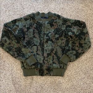 Prana Camouflage Fleece Jacket